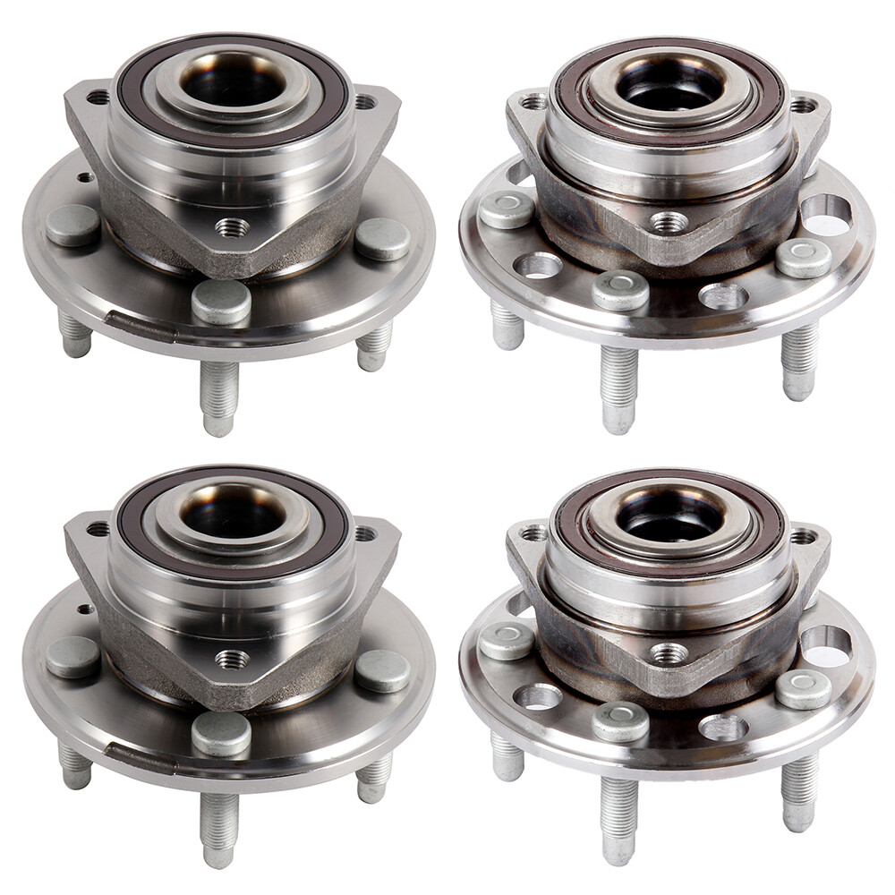 PICKOOR 4X Wheel Bearing Hub Front Rear AWD For 2014 Cadillac Cts 513288 513282