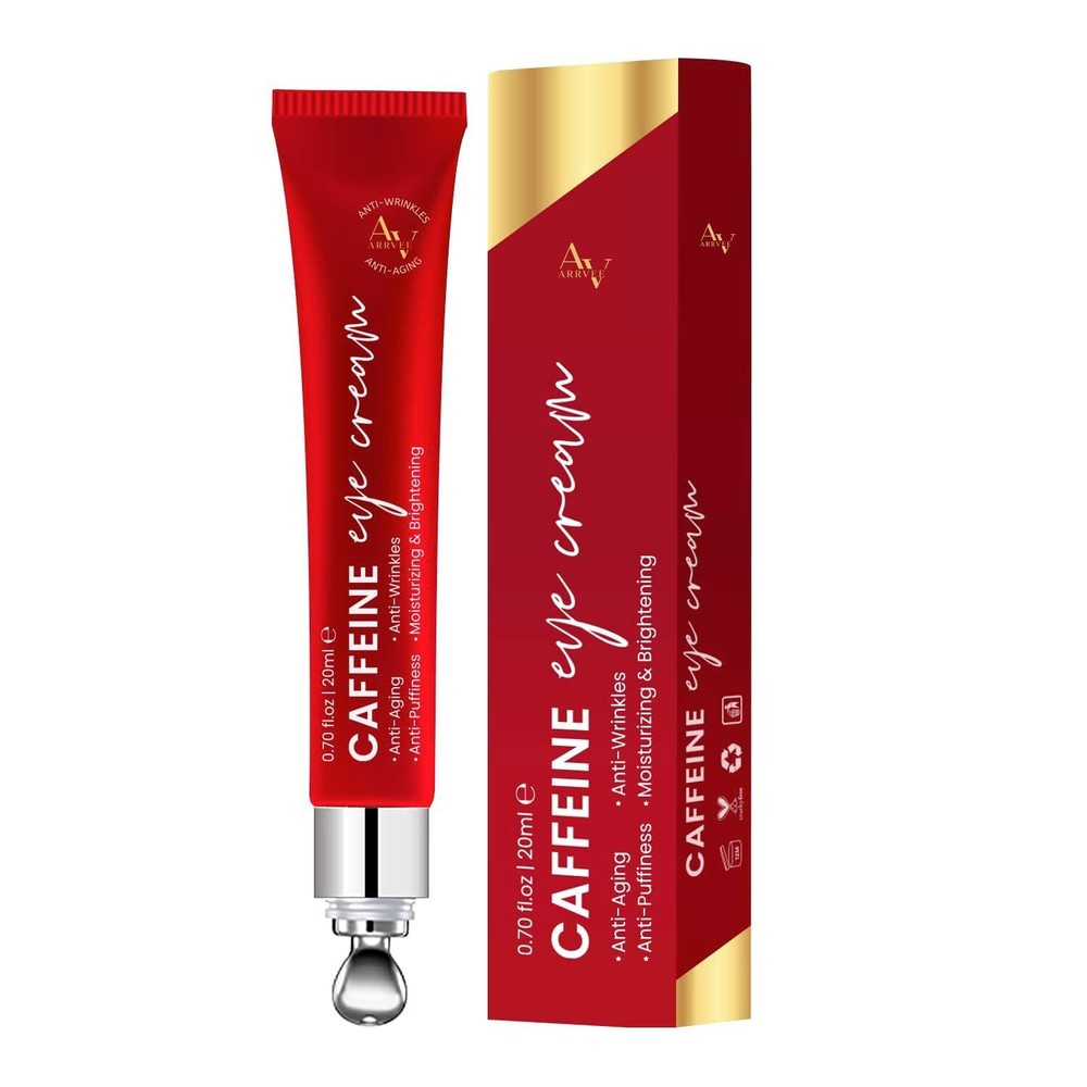 Caffeine Eye Cream for Anti Aging: Under eye cream dark circles, Eye...