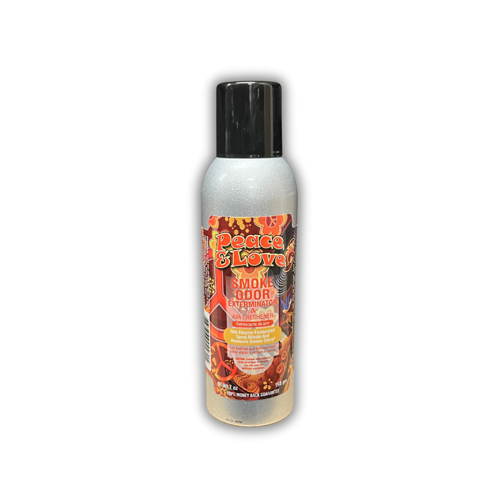 Peace & Love - Smoke Odor Exterminator Enzyme Air Freshener 7oz Spray - Buy Now