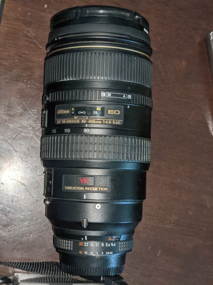 Nikon Zoom-NIKKOR 80-400mm f/4.5-5.6 VR D AF A/M ED Lens