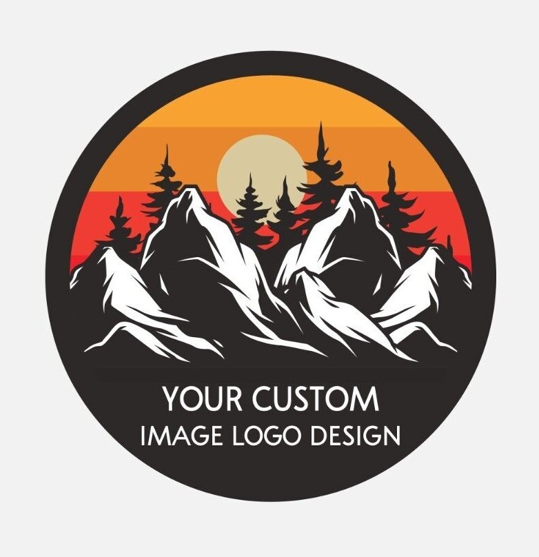Custom Personalized Sticker Decal with Text, Image, or Logo Design-image