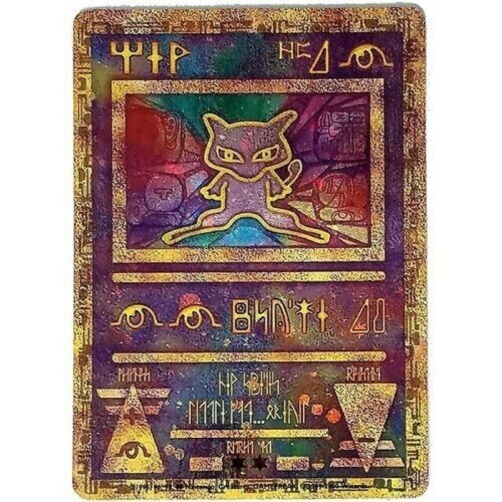 NEW Pokemon Ancient Mew Promos Metal Card - TCG Pokémon Cards Gift for Kids