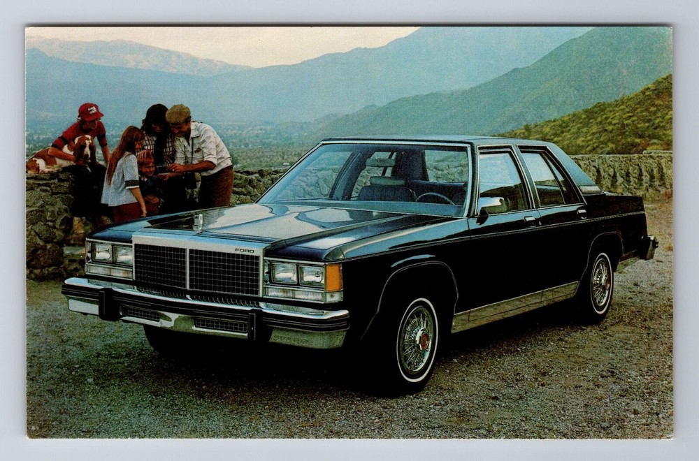 1979 LTD Landau 4 Door, Cars, Transportation, Antique Vintage Souvenir Postcard
