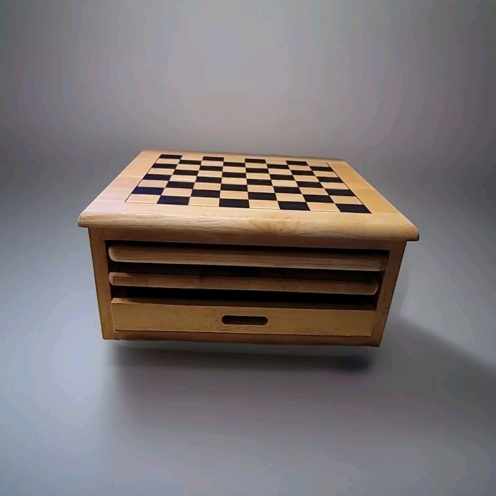 Board Game Set - 10 in 1 Tabletop Wood Game Center Heavy Wood