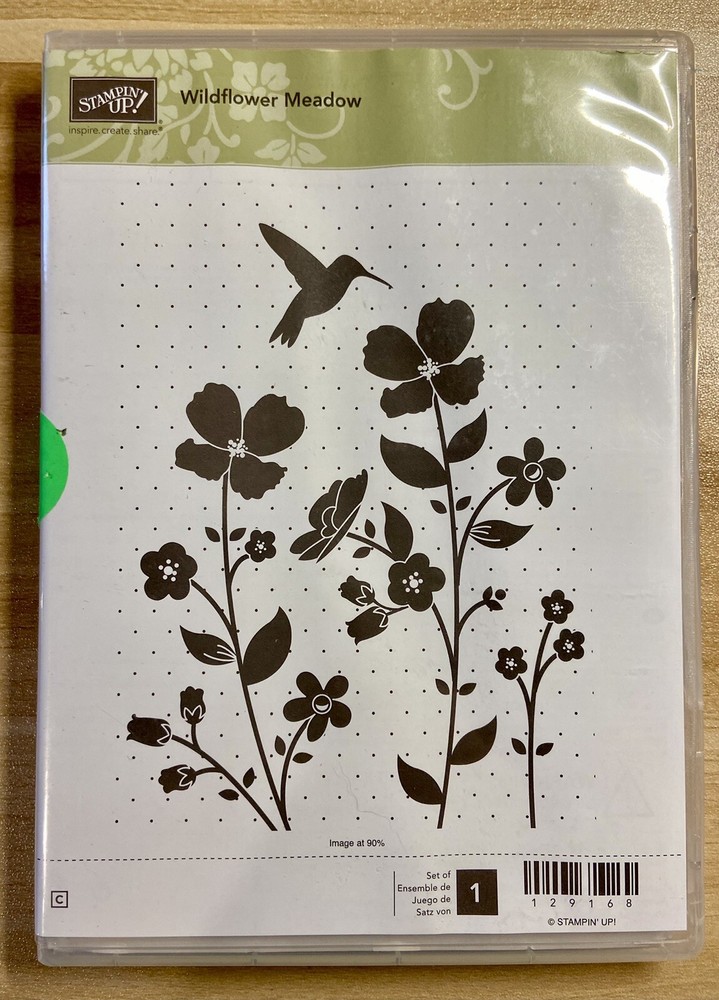 Stampin'Up! WILDFLOWER MEADOW Rubber stamp set