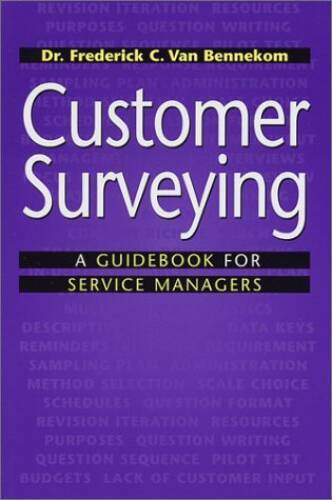 Customer Surveying: A Guidebook for Service Managers - Paperback - GOOD-image