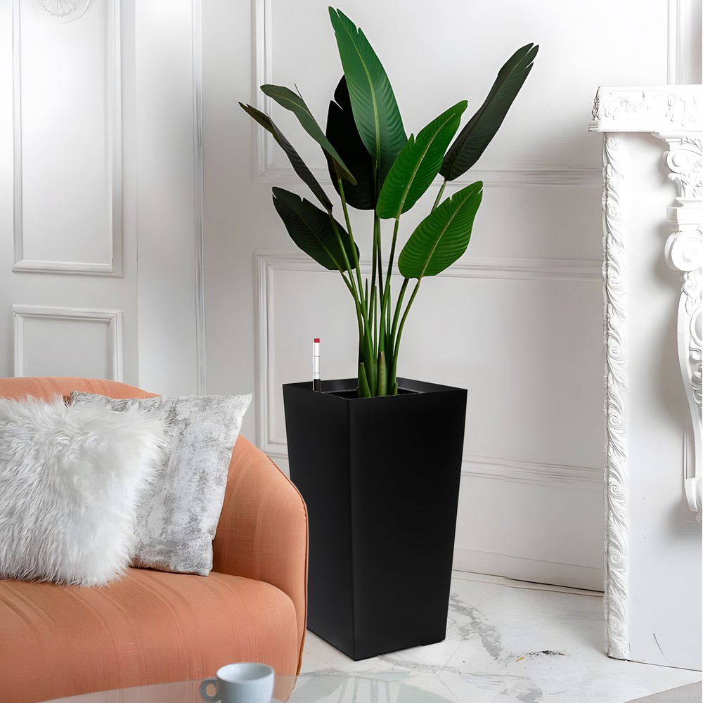 Square large planting pot living room high-grade self-absorbing flower pot