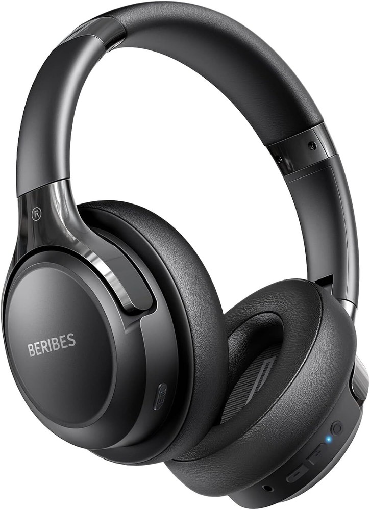 Wireless Over-Ear Bluetooth Headphones with Mic and 65H Battery Life