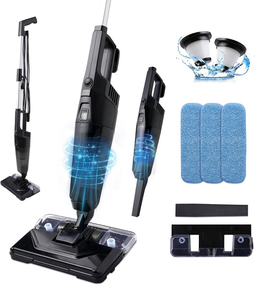 Lightweight Vacuum and Mop Combo for Effortless Home Cleaning  