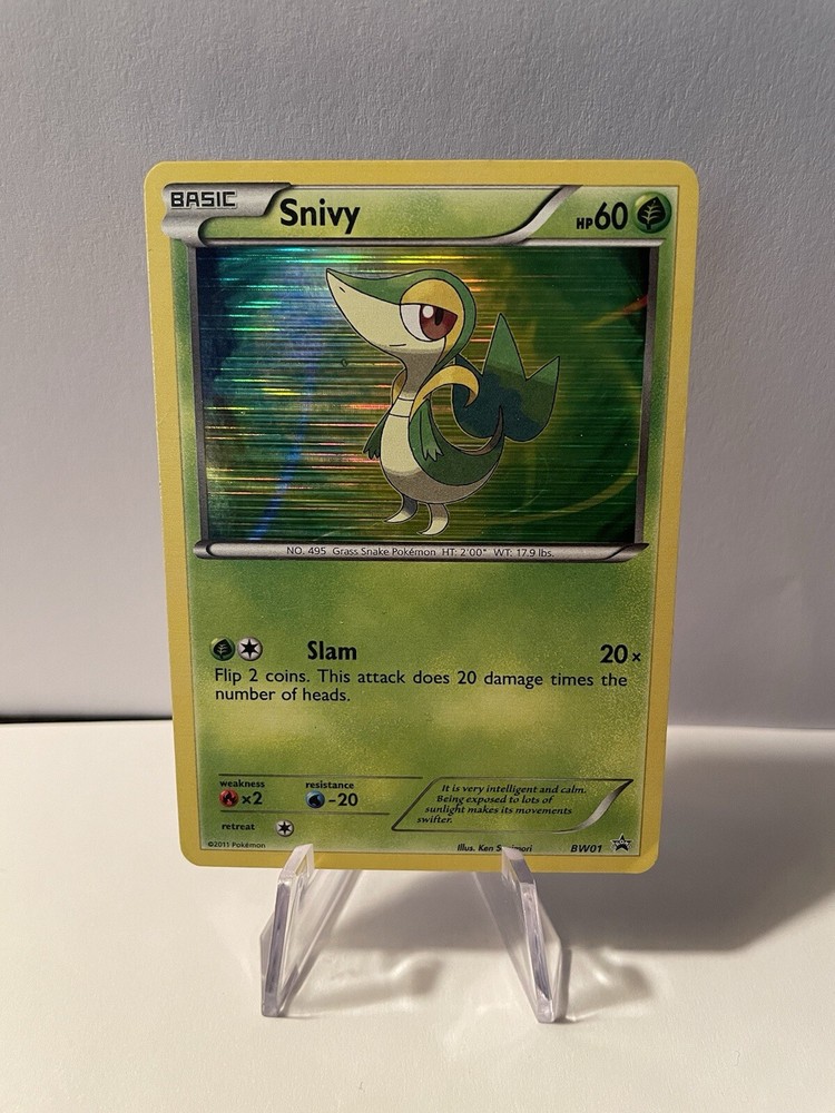 Snivy BW01 Holo 2011 Black & White Black Star Promos Pokémon TCG Card