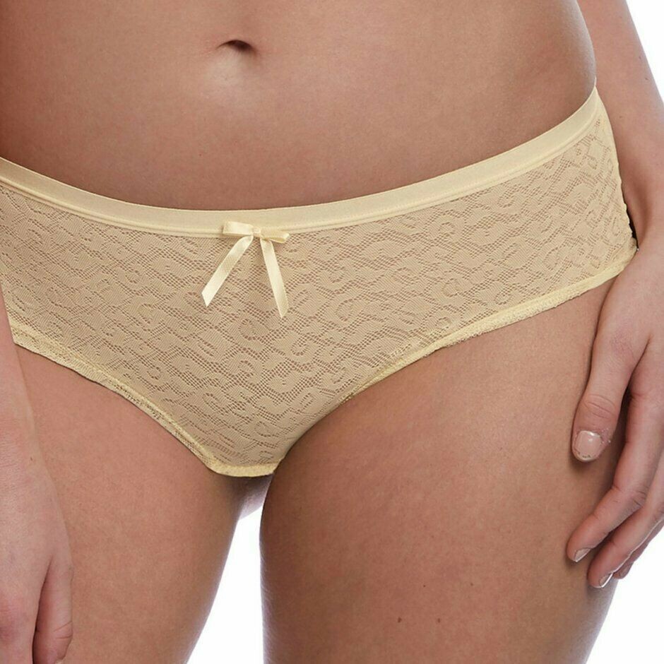 Freya Fancies Buttermilk Lace Hipster Knickers Size S 10-12 Style 1015