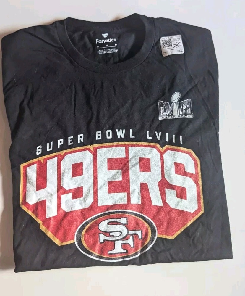san francisco 49ers Superbowl fanatics Shirt Size Medium