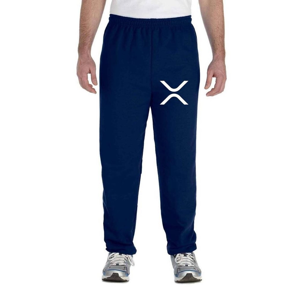 Crypto XRP Bitcoin Logo Cryptocurrency Print Closed Bottom Unisex Sweatpants-image