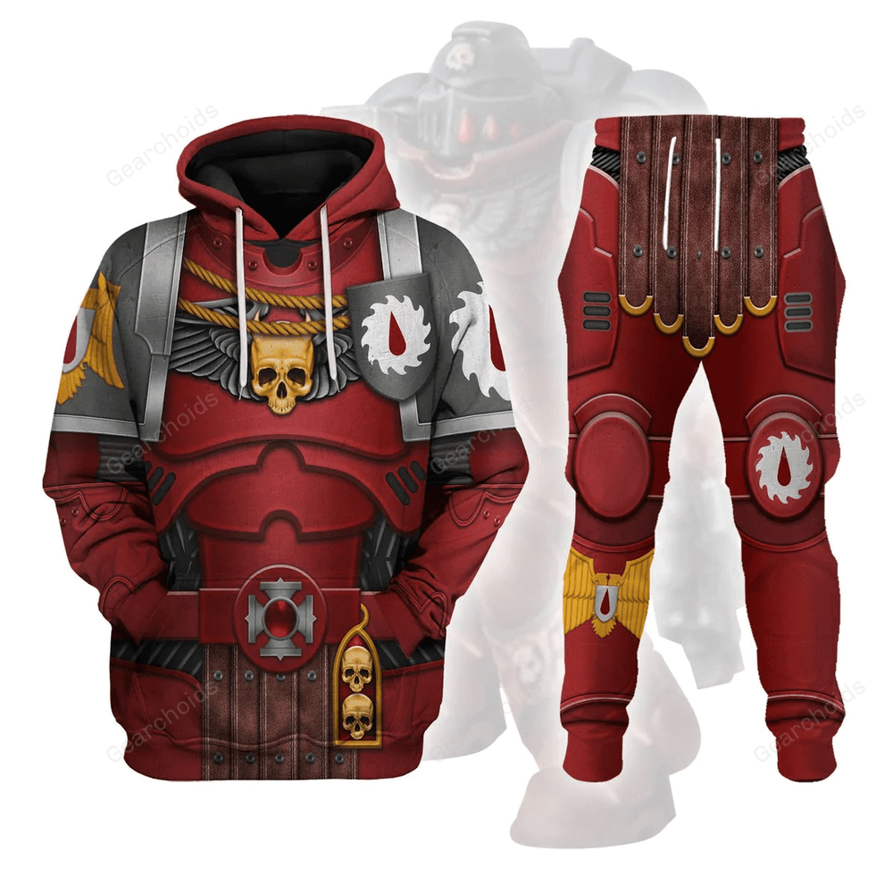 Custom Flesh Tears Captain Cosplay Hoodie & Sweatpants Set-image