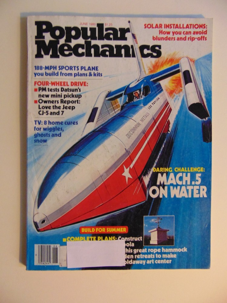 POPULAR MECHANICS June 1980 - Solar Installations
