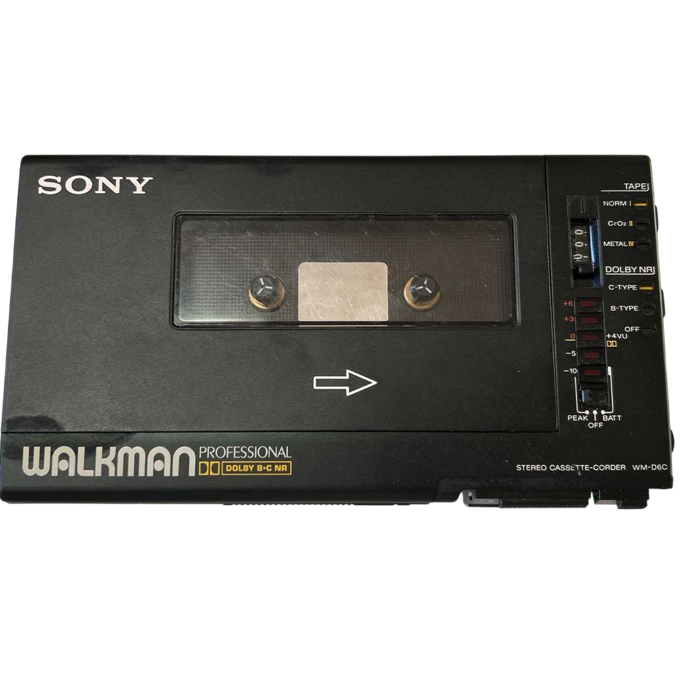 Sony WM-D6C Walkman Pro Cassette Player Recorder Needs Repair AS-IS Japan