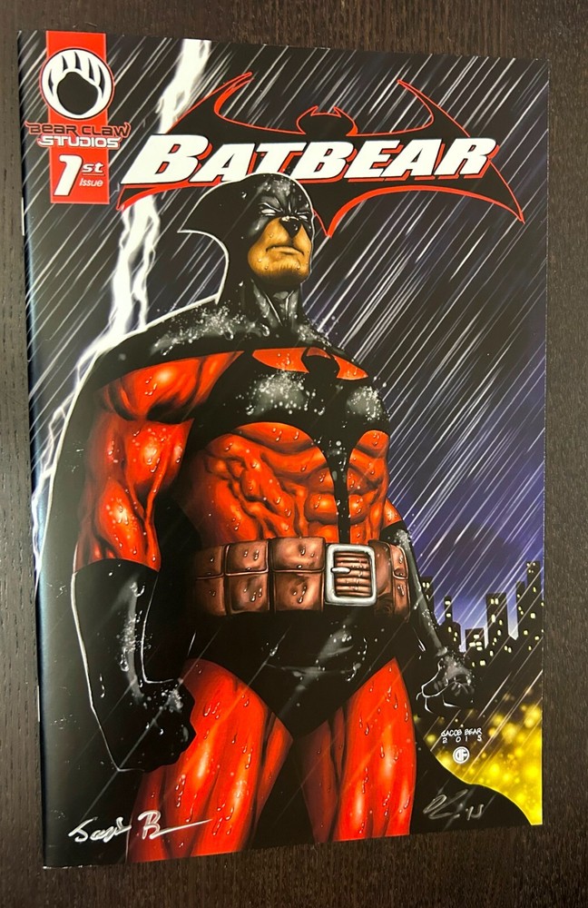 BATBEAR #1 (Bear Claw Studios Comics 2015) -- SIGNED Independent