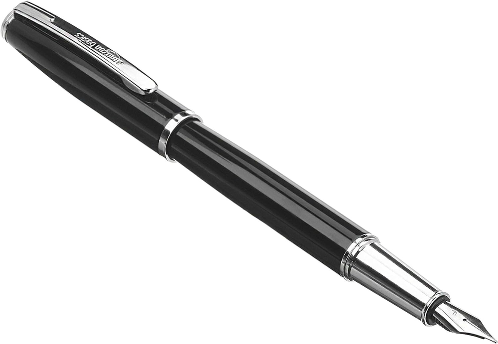 Refillable Fountain Pen - Fine Point, Black Ink