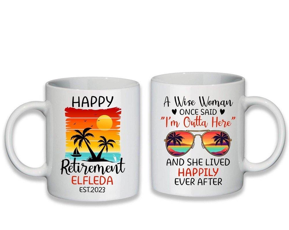 2023 Funny Retirement Coffee Mug - Retired and Loving It Gift Idea