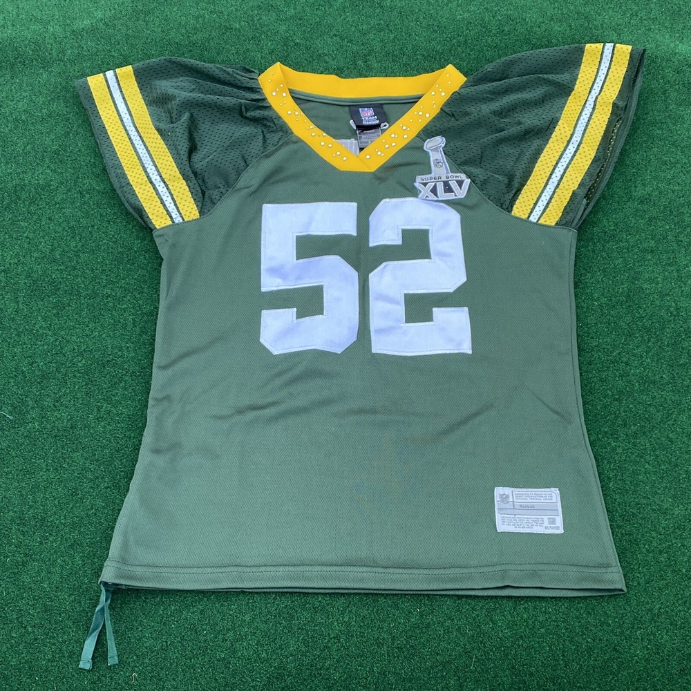 NFL Green Bay Packers Clay Matthews Reebok Super Bowl XLV Jersey Women's Medium