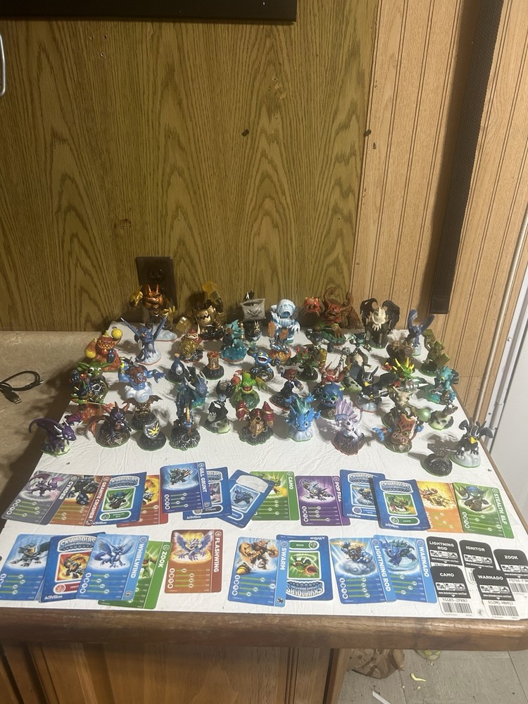 Skylanders Video Game Toys With Cards Lot 47 Figures Spyro Giants
