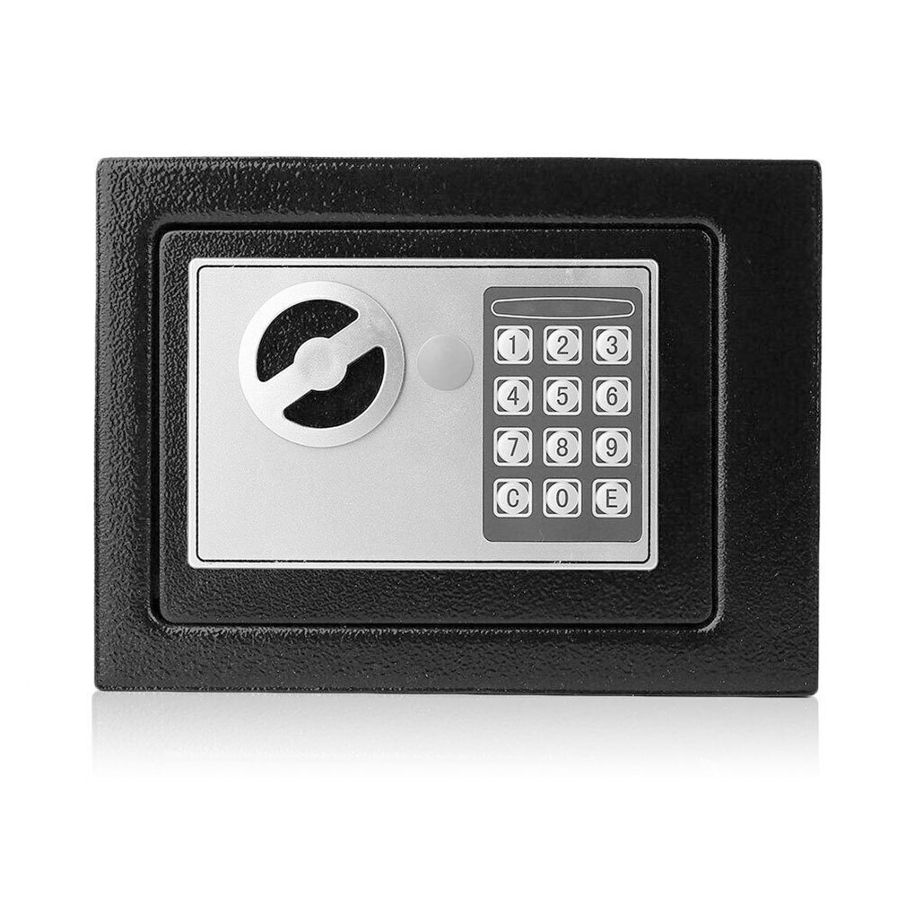 Digital Safe Box 4.6L with Keypad for Jewelry Cash Home Office Security-image
