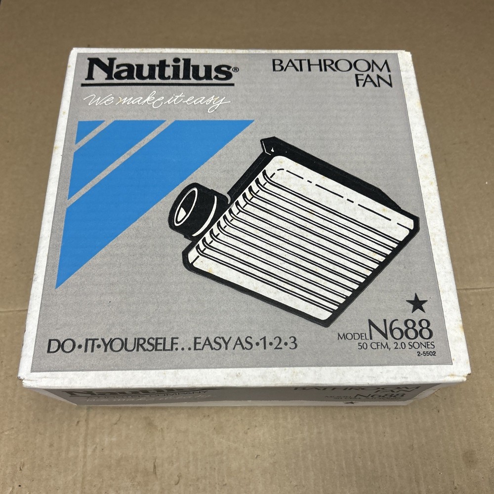 Vintage Nautilus N688 Bathroom Fan 50 CFM 3