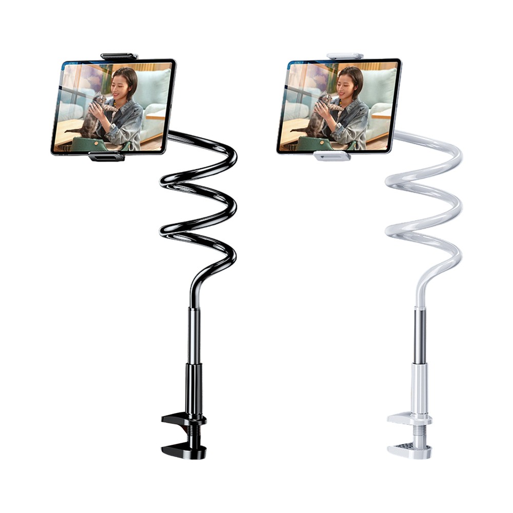 Lazy Foldable Mobile Phone And Tablet Stand Holder Flexible Bed Desk Table Clip