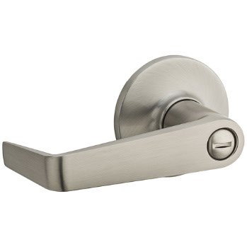 Kwikset 408CNL Nickel Carson Grade 3 Privacy Door Lever Set