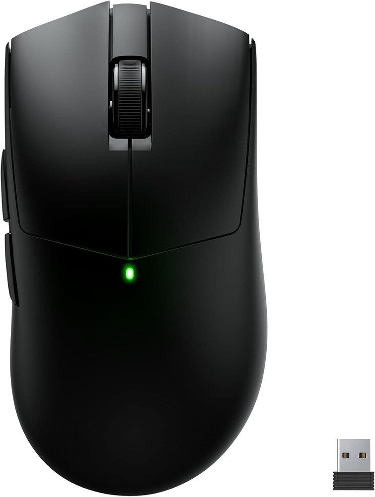 High-Precision 55g Wireless Gaming Mouse with 26000 DPI Optical Sensor