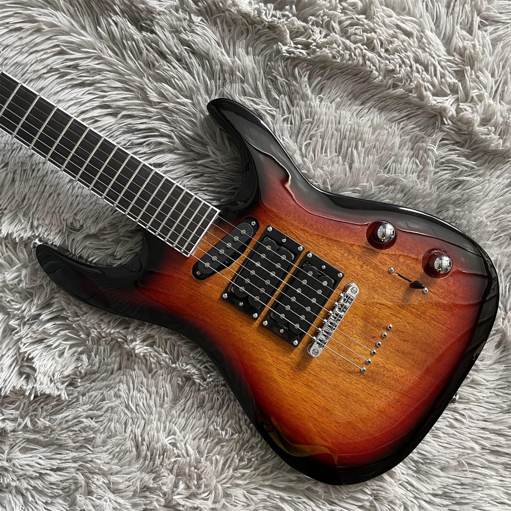 Custom ST Electric Guitar S-H-H Pickups Basswood Body Chrome Hardware Fast Ship