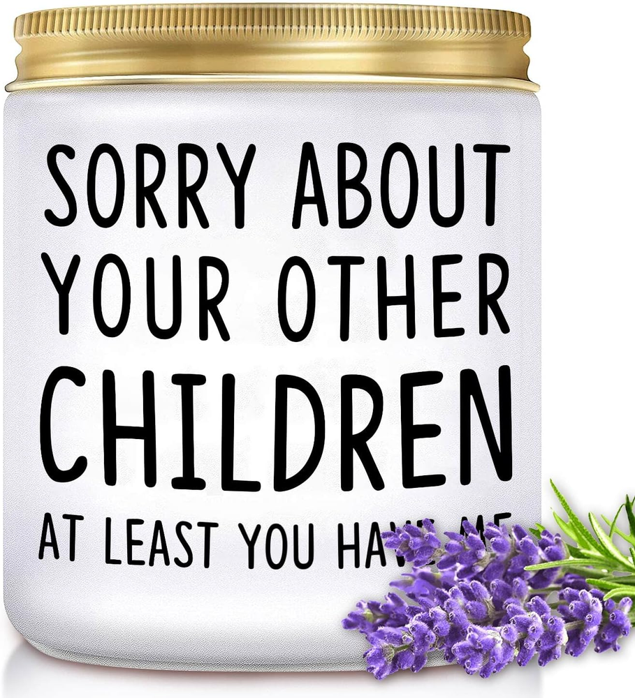 Funny 7OZ Long-Lasting Candle Birthday Gift for Mom Dad from Daughter and Son