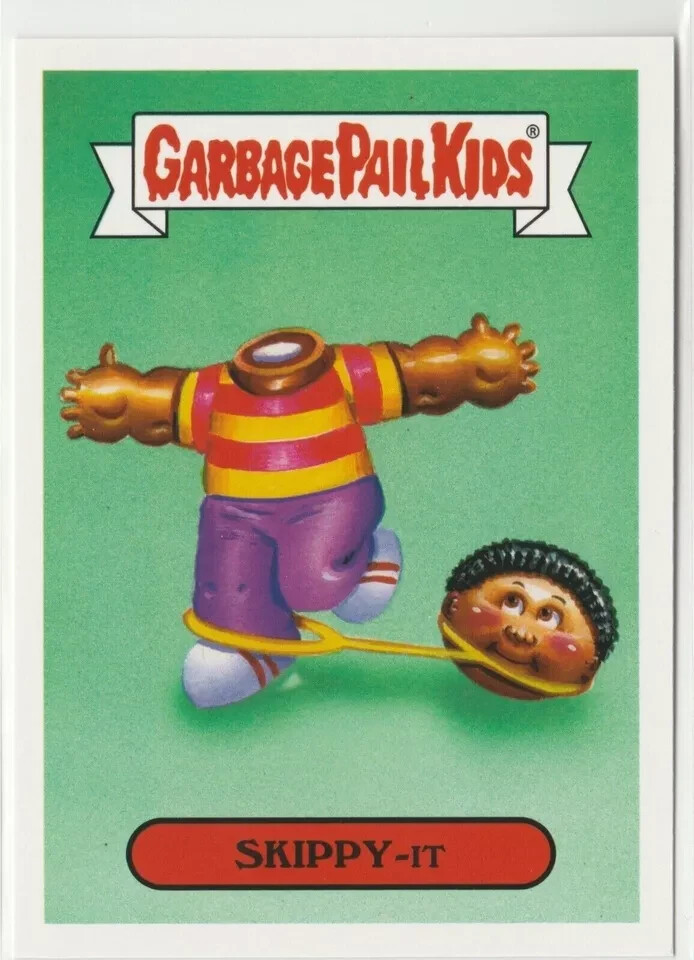 Skippy-It #9a Garbage Pail Kids GPK 2018 We Hate the 80s Trading Card