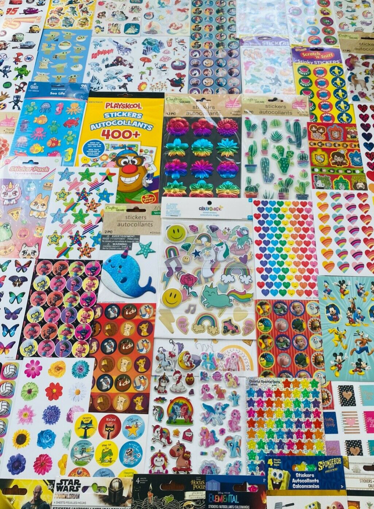 Lot Of Different Stickers Sets Brand New Jolee's Sandylion Crafters + | 775+ Pcs