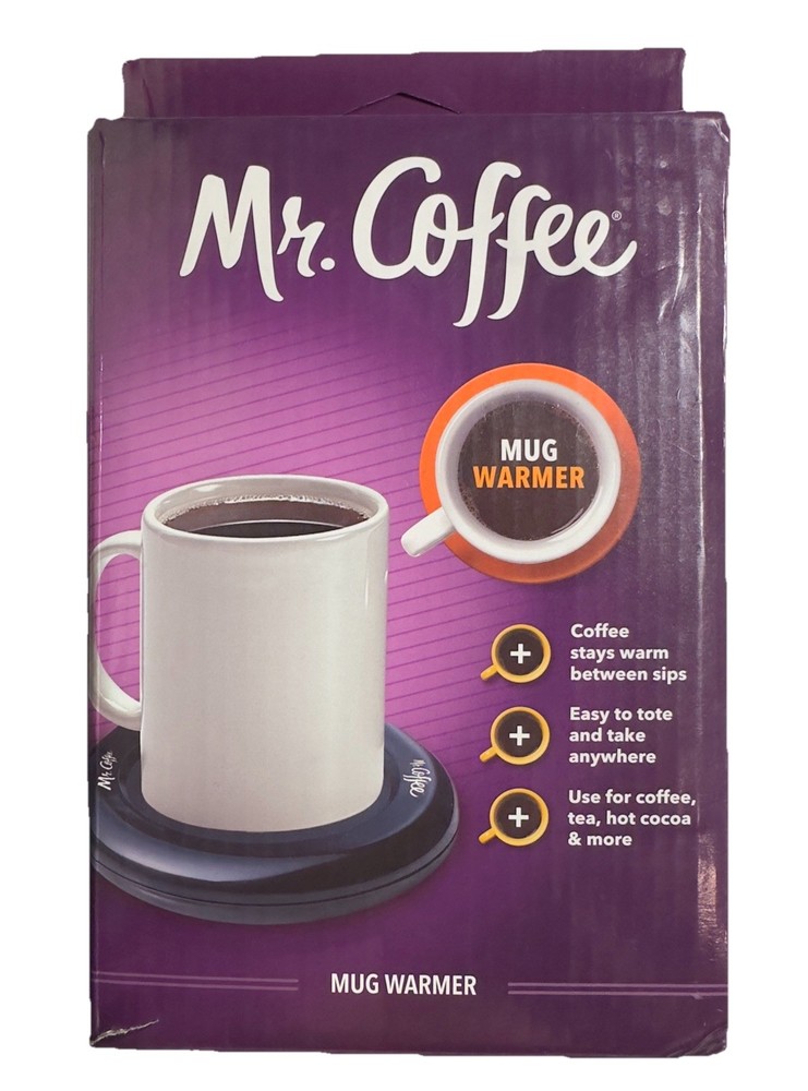 Mr Coffee MWBLK Mug Warmer for Tea Coffee Soup Office Home