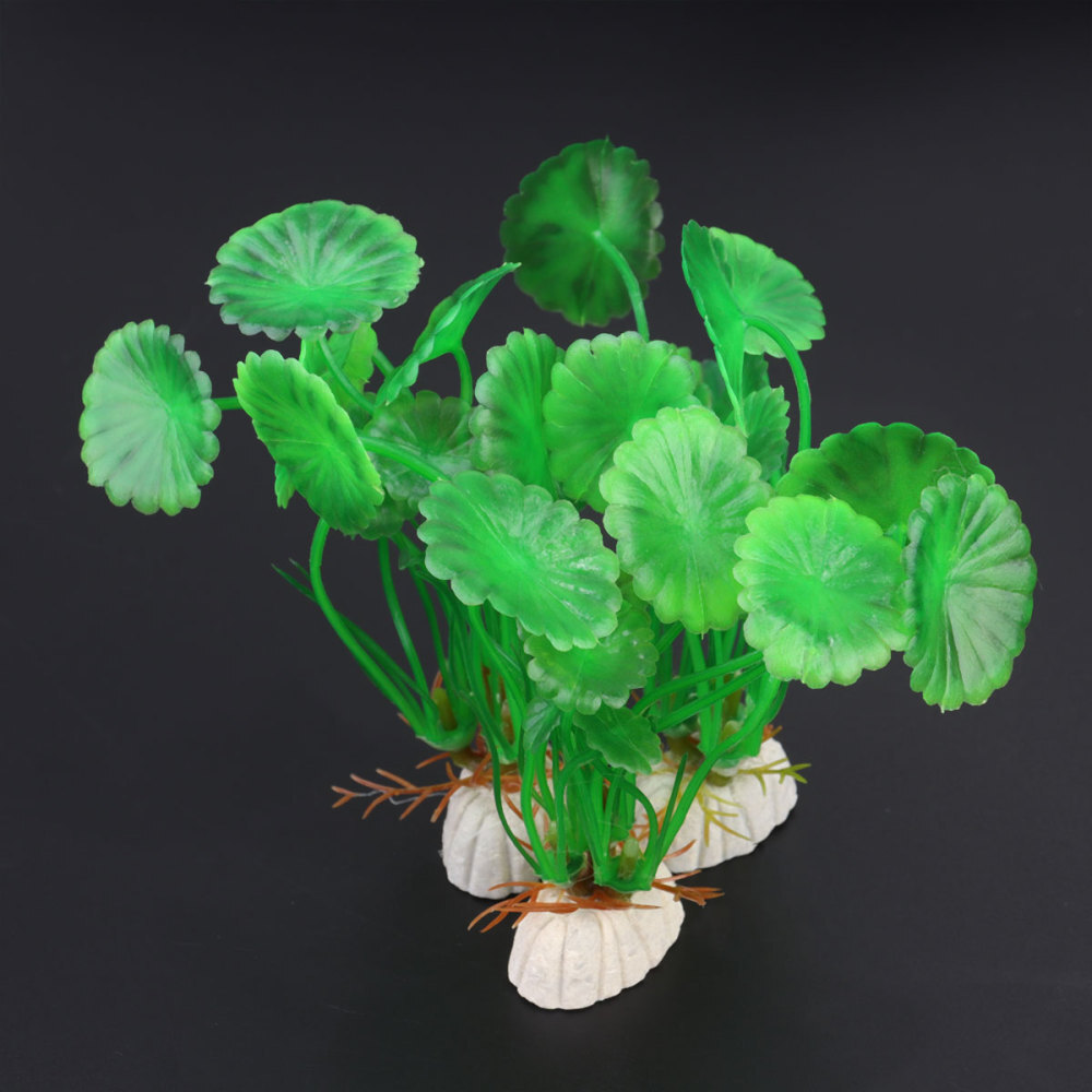 15 Pcs Artificial Grass Plant Simulation Pet Fish Decoration