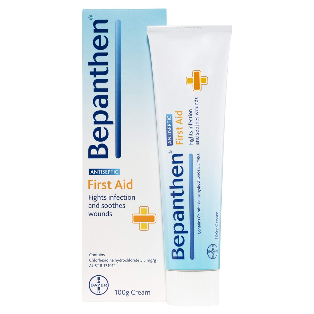 Bepanthen Antiseptic First Aid Cream 100g for Skin Healing
