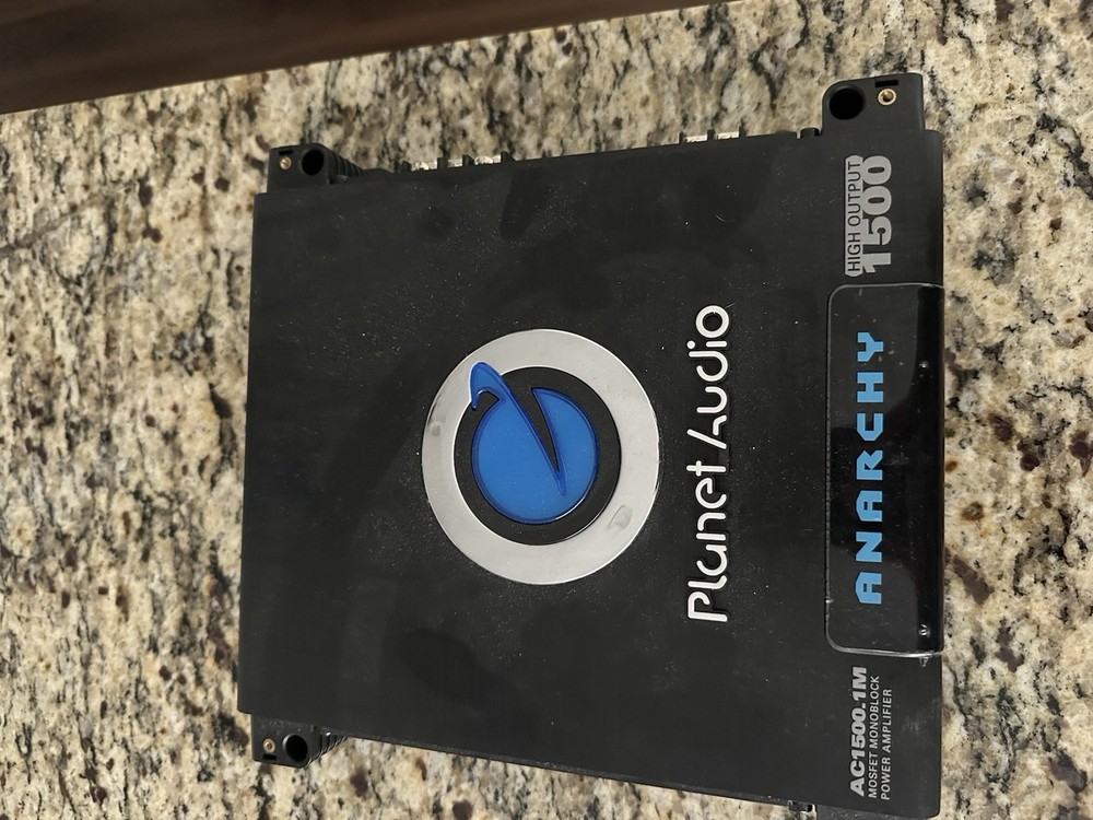 Planet Audio Anarchy 1500W Mono Amp with 12-Inch Subwoofer for Massive Bass