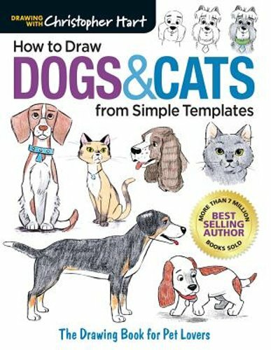 Learn to Draw Dogs & Cats from Simple Templates for Pet Lovers