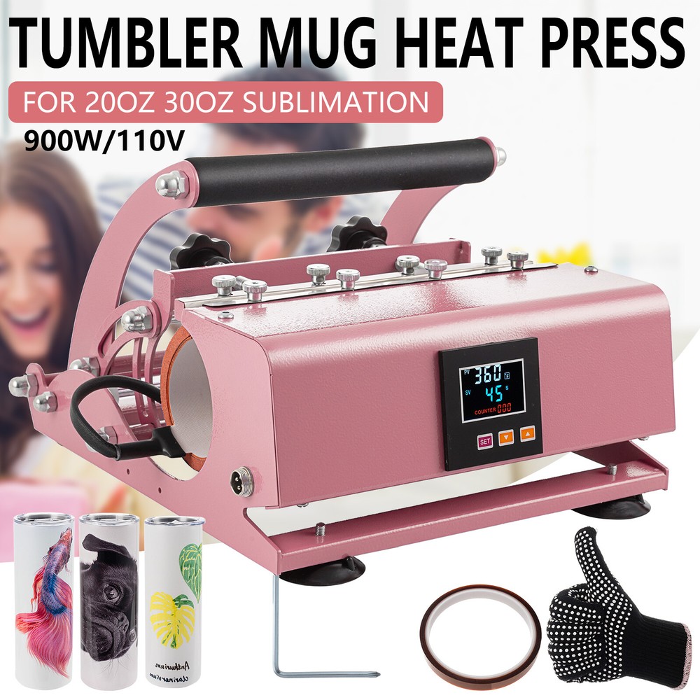 30OZ Mug Tumbler Heat Press Machine Transfer Sublimation Printing 11-30oz Cup