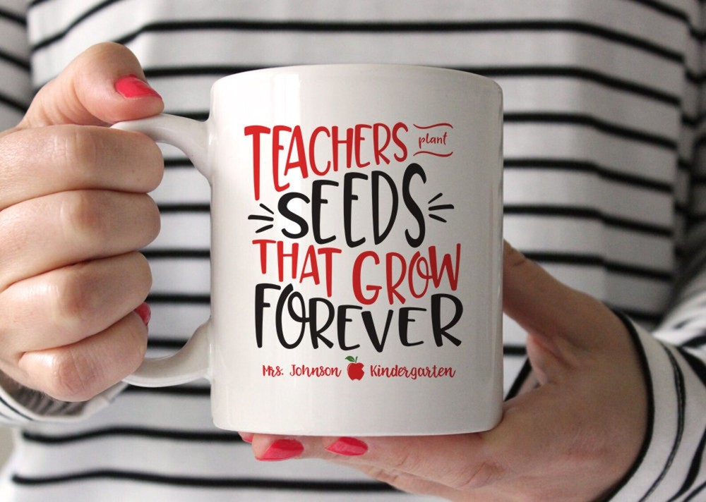 Teacher Gift Kindergarten Teacher Appreciation Gift Coffee Mug Personalized