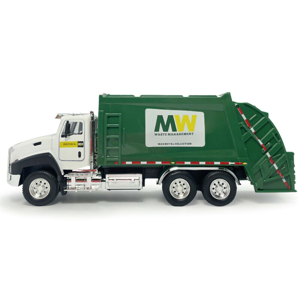 1:50 Engineering Sanitation Truck Model Car Diecast Pull Back Kid/Boy Toy Gift