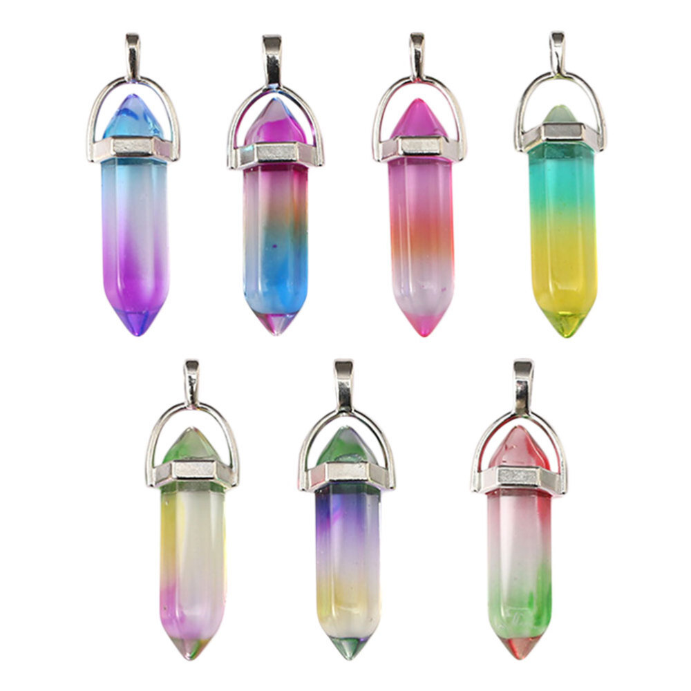 7 Pcs Creative Hanging Pendant Custom Charms Necklace Mother