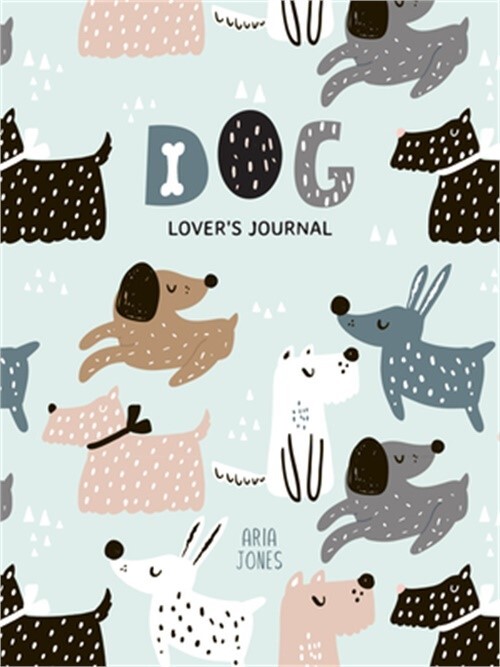 Dog Lover's Blank Journal with Cute Wet Nose Design by Aria Jones 2022