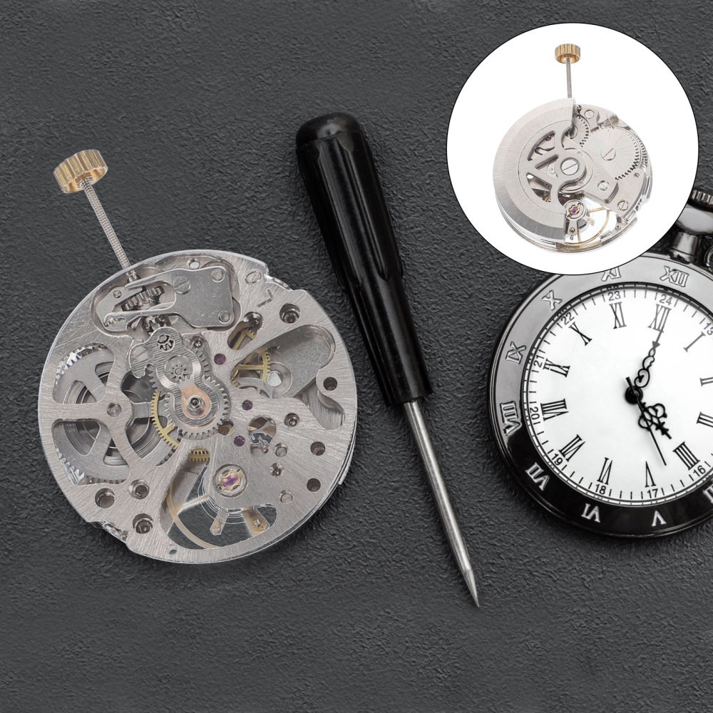 Skeleton Automatic Mechanical Watch Movement for Men Replacement-image