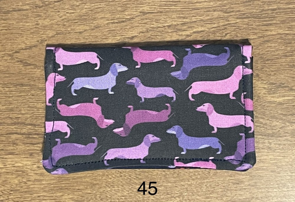 Dachshund Themed RFID Blocking Credit Card Holder-image
