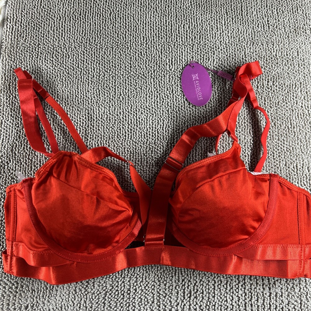 New Avidlove Women’s Bra Design Meets Desired Size XXI Red Wired Push Up