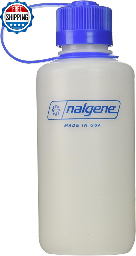 16oz BPA-Free HDPE Narrow Mouth Water Bottle