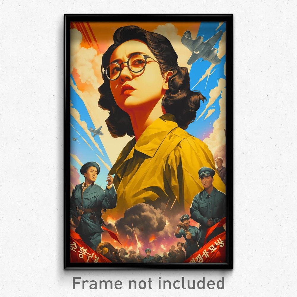 Korean Film Art Print – Scorned Woman in Yellow Cardigan