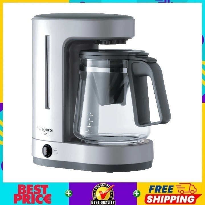 Zojirushi EC-DAC50 5-Cup Drip Coffeemaker Silver 650W 120V New